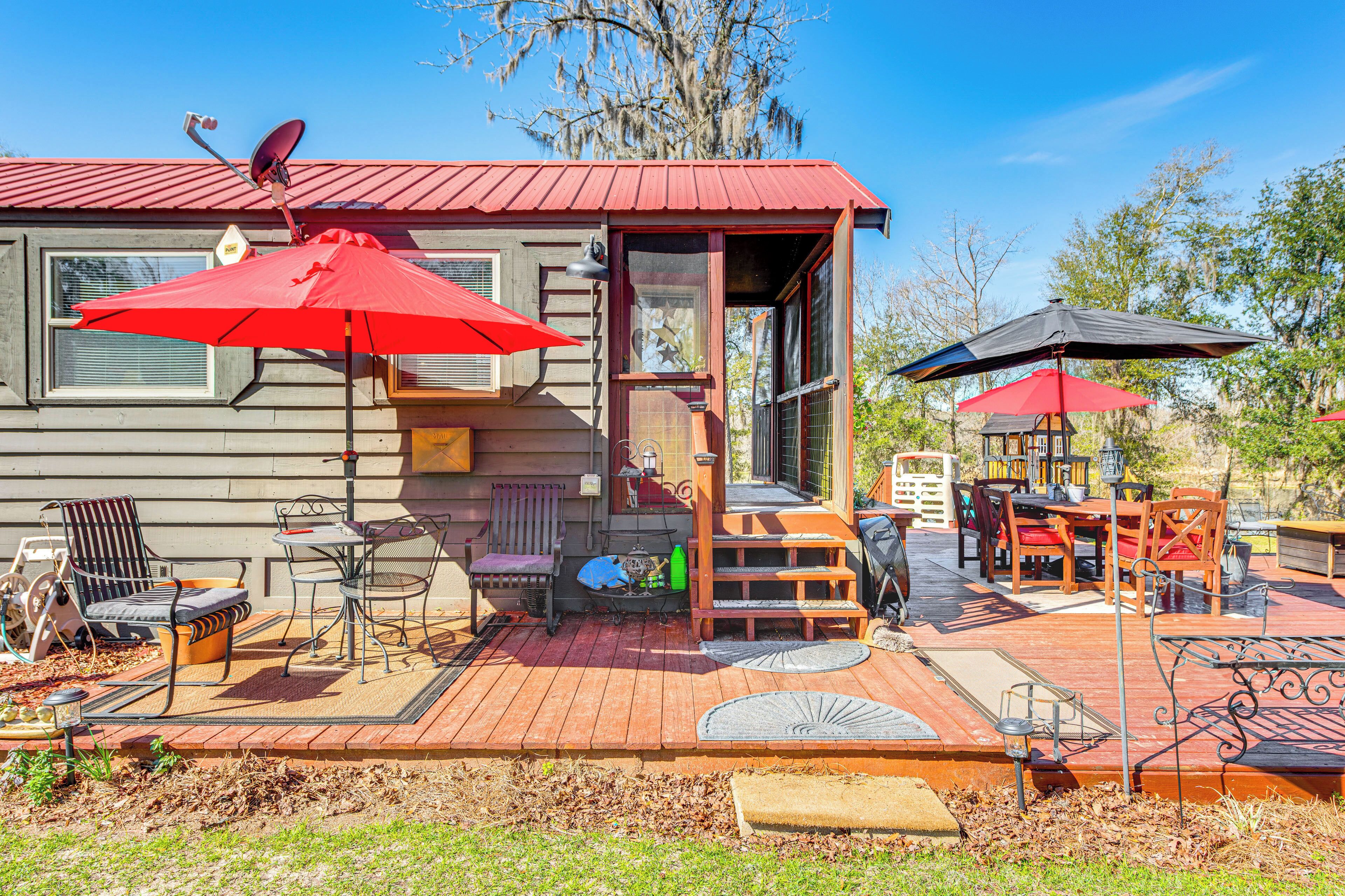 Brinson Vacation Rental | 1BR | 1BA | 3 Steps to Enter | 600 Sq Ft