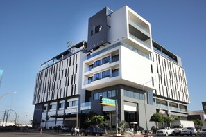 Voorkant van accommodatie