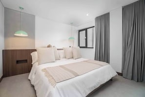 2 bedrooms, iron/ironing board, travel crib, WiFi