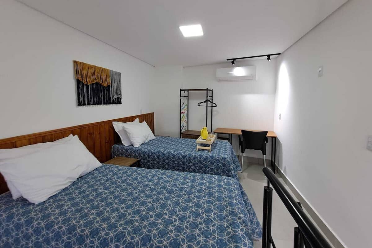 Deluxe Twin Room, City View | 1 bedroom, blackout drapes, iron/ironing board, free WiFi