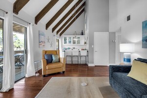 Condo, Multiple Beds, Hot Tub, Garden View (Seascape 21C) | Living area | 65-inch flat-screen TV with digital channels
