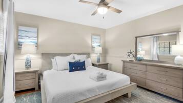 Condo, Multiple Beds, Hot Tub, Garden View (Seascape 21C) | 2 bedrooms, individually decorated, individually furnished