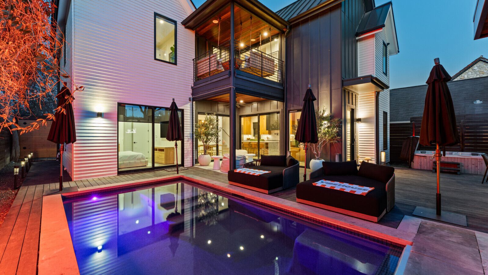 Una piscina climatizada