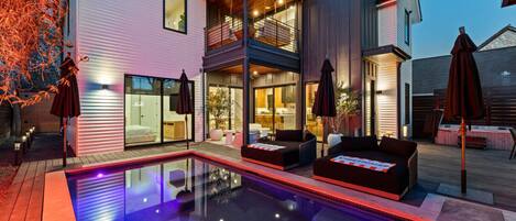 Una piscina climatizada