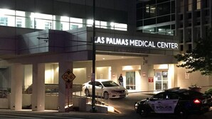 A medical center entrance with a police car parked nearby. - Central El Paso. 7 mins to Ft Bliss. (El Paso)