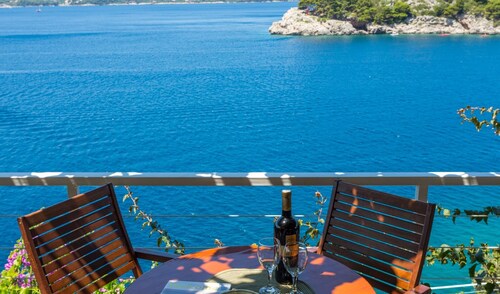 Uniquely Located Seafront Villa - Private Beach & Large Pool, Near Dubrovnik