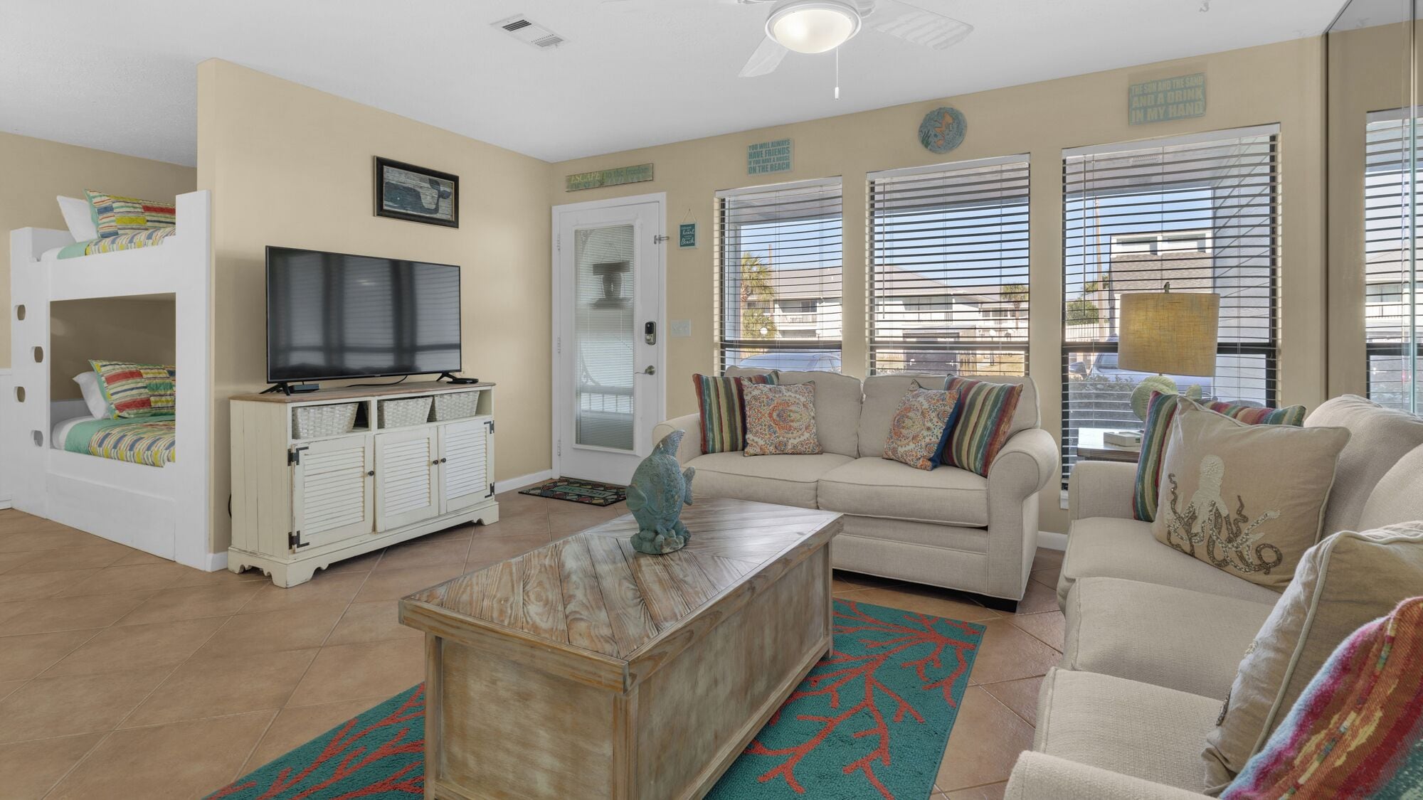 Condo, Multiple Beds, Patio, Garden View (Southwinds I-5) | Living area