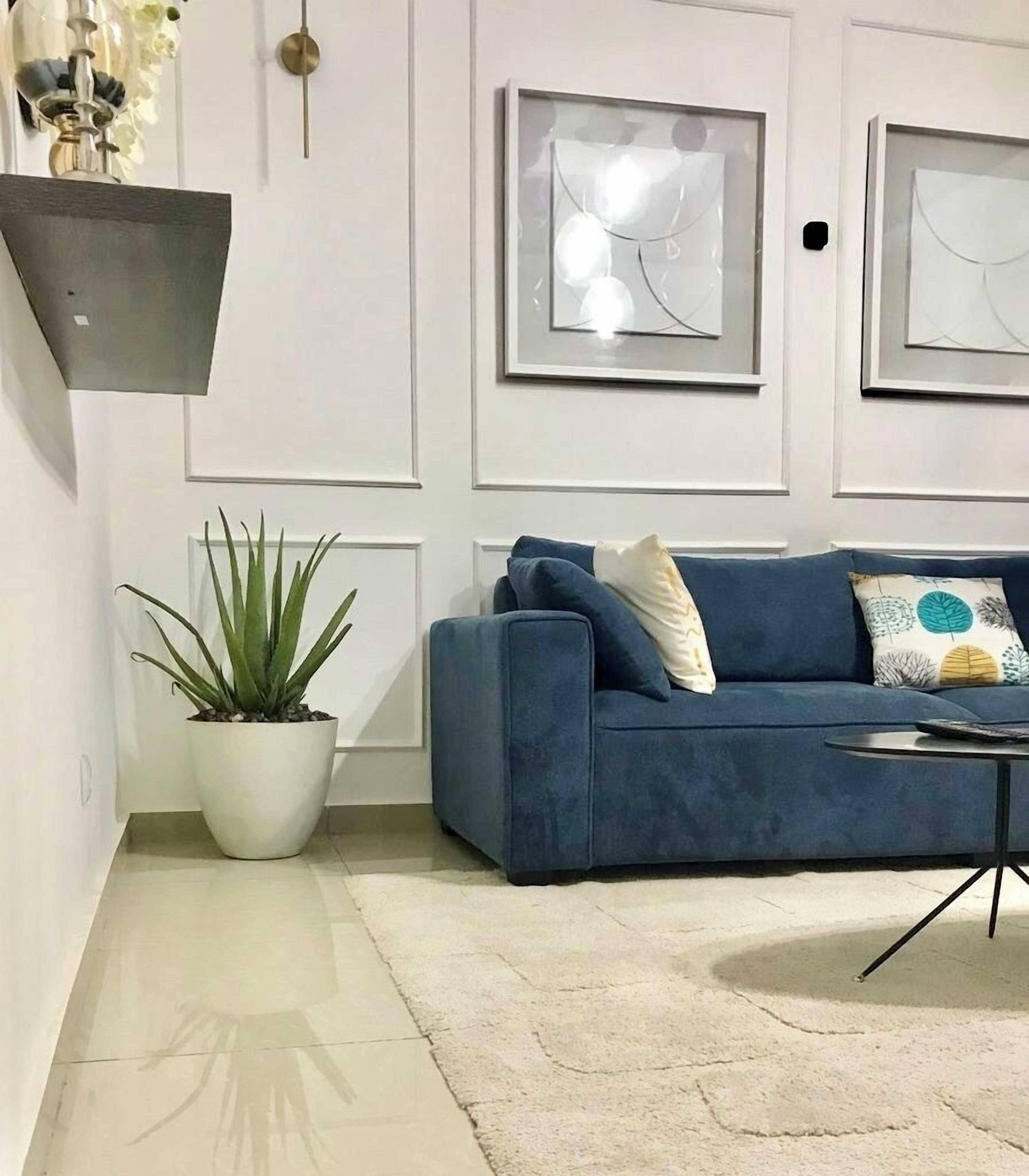 Una Smart TV, una chimenea, videojuegos, libros