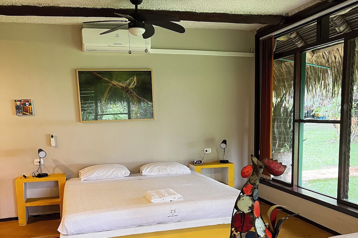 Deluxe kamer, uitzicht op tuin | 1 slaapkamer, gratis wifi, beddengoed