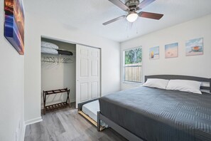 3 bedrooms, iron/ironing board, travel cot, free WiFi