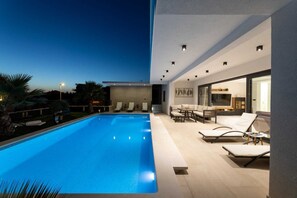 Una piscina riscaldata