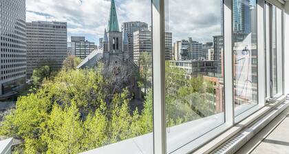 D-06 COZY & INDUSTRIAL APARTMENT IN DOWNTOWN MONTREAL GREAT VIEW