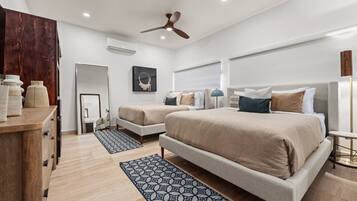 6 bedrooms, desk, iron/ironing board, WiFi