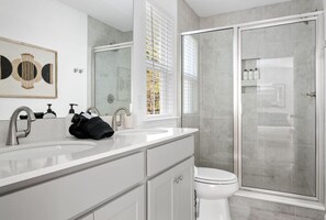Hair dryer, towels