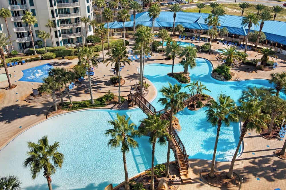 Palms Resort 2813: 2br, Pools, Courts, Gulf Views & Minutes to Beach!