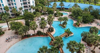 Palms Resort 2813: 2br, Pools, Courts, Gulf Views & Minutes to Beach!