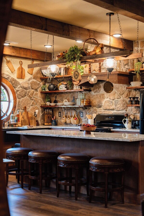 Fridge, microwave, oven, stovetop - Shiners Shire of the Forgotten Forest, Kodak TN/ unique/ themed /by Douglas lake (Kodak)