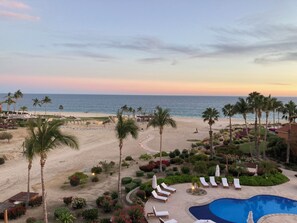 On the beach