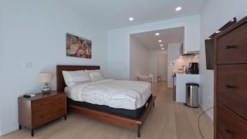 1 chambre, fer et planche Ă repasser, Wi-Fi gratuit, draps fournis