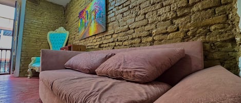 Superior-Zimmer, 1 Schlafzimmer, Stadtblick | Wohnbereich