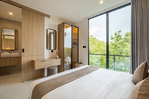 2 bedrooms, iron/ironing board, free WiFi, bed sheets - Tropical Private Pool Villa 8C, 10min - Melasti Beach (Pecatu)