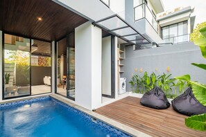 Terrace/patio - Tropical Private Pool Villa 8C, 10min - Melasti Beach (Pecatu)