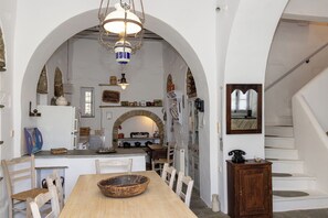 Dining - Tinos Olive Mill House, Tinos Olive Mill House (Ktikados)