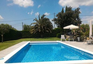 Pool - Nice villa for 8 people in Bagnols-en-Forêt, Var, heated pool. (BAGNOLS-EN-FORÊT)