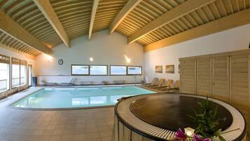 Indoor pool, a heated pool