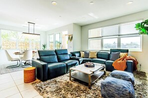 TV, fireplace, video games, offices