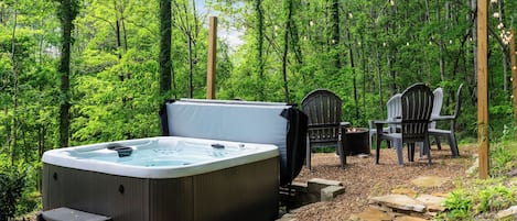 Baignoire à remous extérieure