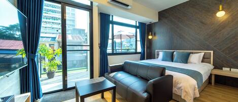 Escritorio, camas plegables/adicionales, wifi gratis y ropa de cama