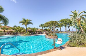 Una piscina riscaldata