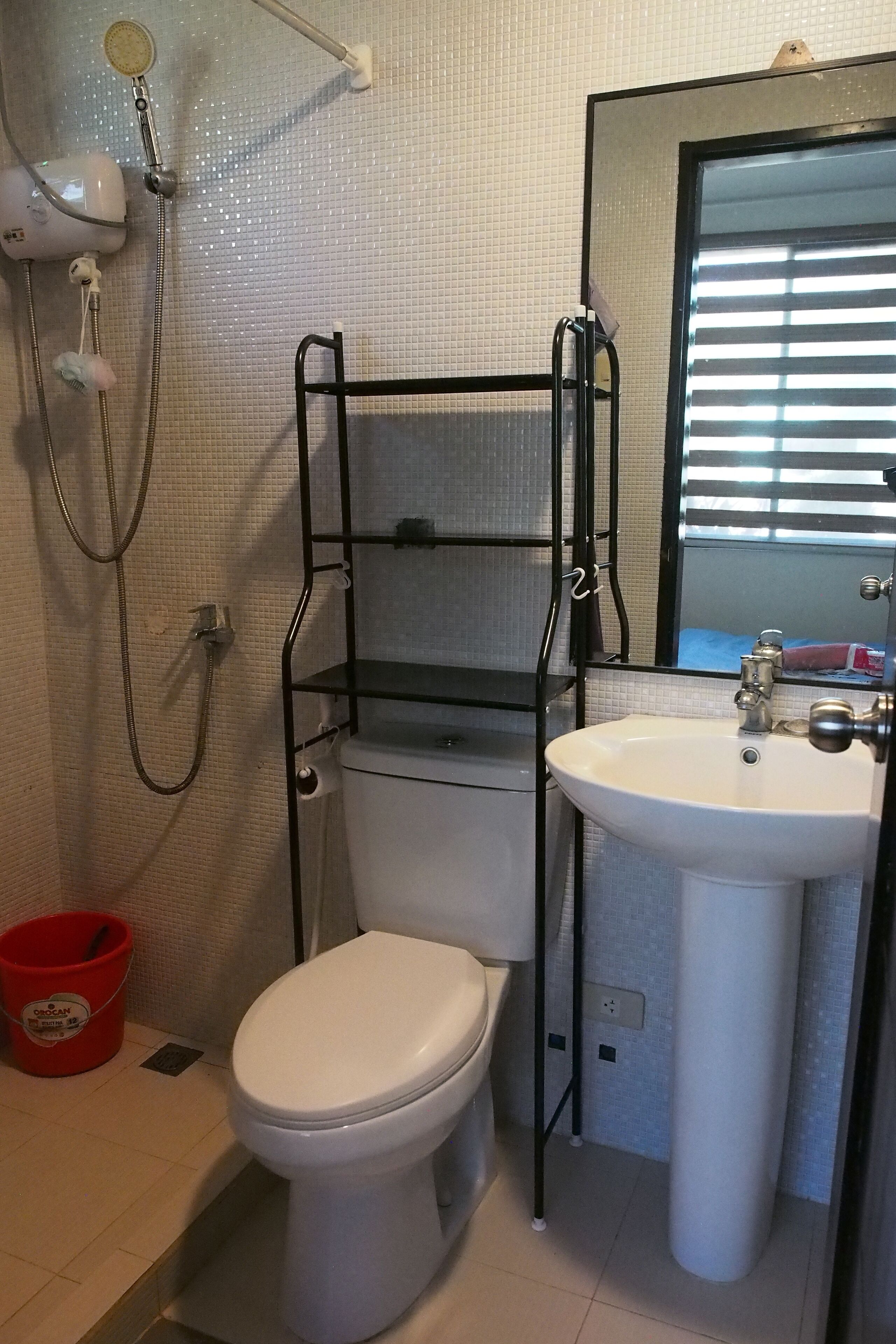 Basic-Bungalow, 2 Schlafzimmer, Klimaanlage | Badezimmer | Bidet