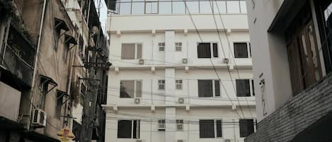 Voorkant van accommodatie