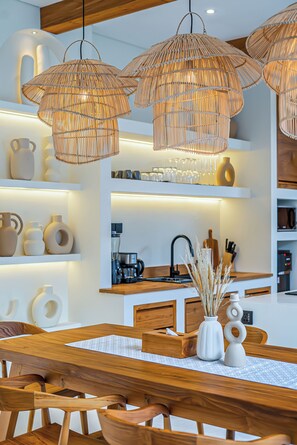 Luxury Villa, Balcony, Pool View | Dining room - Casa Mochi (Canggu)