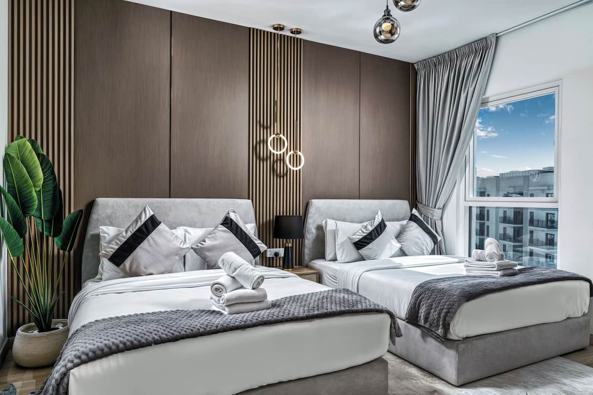4 habitaciones y ropa de cama de alta calidad
