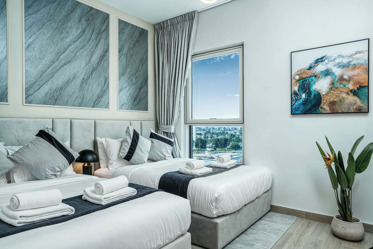 4 habitaciones y ropa de cama de alta calidad