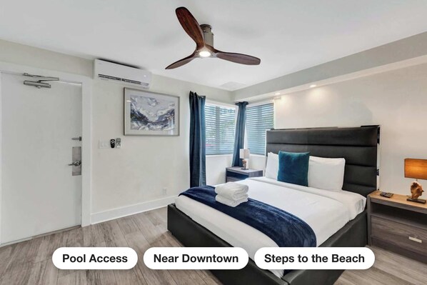 Iron/ironing board, WiFi, bed sheets
