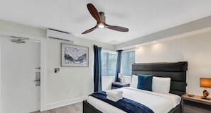 Iron/ironing board, travel crib, WiFi, bed sheets