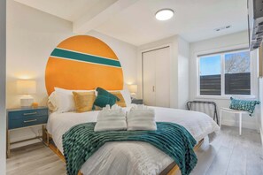 6 bedrooms, iron/ironing board, travel crib, WiFi