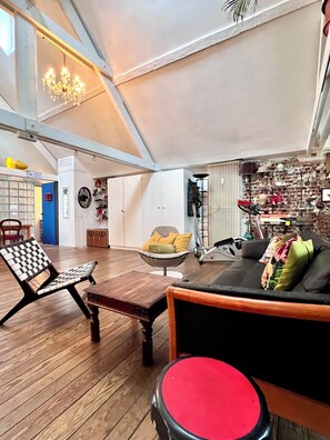 Apartment | Living area - Loft Atelier au Style Vintage (Brussels)