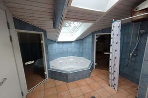 Een douche, een haardroger