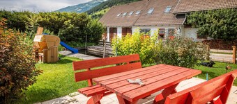Habitación 'Preberblick' con vistas a la montaña, terraza compartida y Wi-Fi