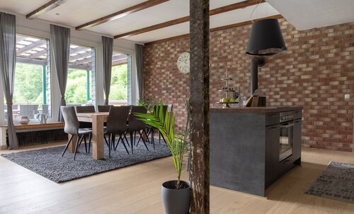 Holiday Home 'Beautiful View' in the Harz with Mountain View, Private Terrace and Wi-Fi