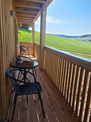 Outdoor dining - Apartment 'Schwalbennest' with Mountain View, Private Garden and Wi-Fi (Eisenbach (Hochschwarzwald))