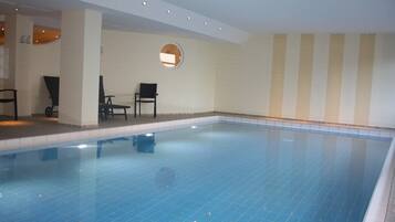 Indoor pool, a heated pool