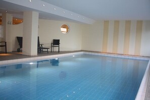 Indoor pool, a heated pool
