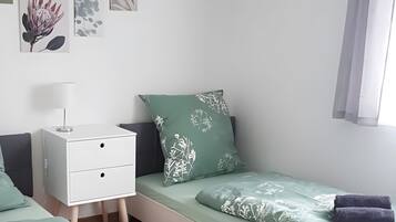 3 sovrum, gratis wi-fi och sÀngklÀder