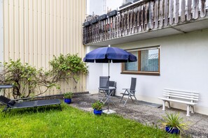 Terrace/patio - Apartment '4you' with Mountain View, Private Terrace and Wi-Fi (Sigmarszell)